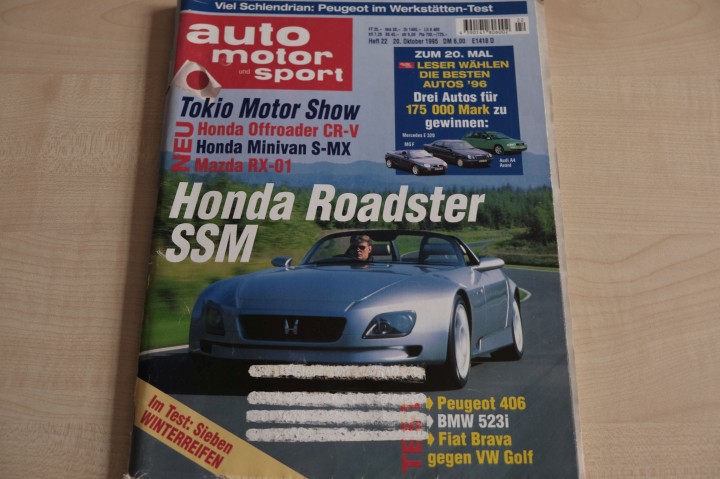 Deckblatt Auto Motor und Sport (22/1995)